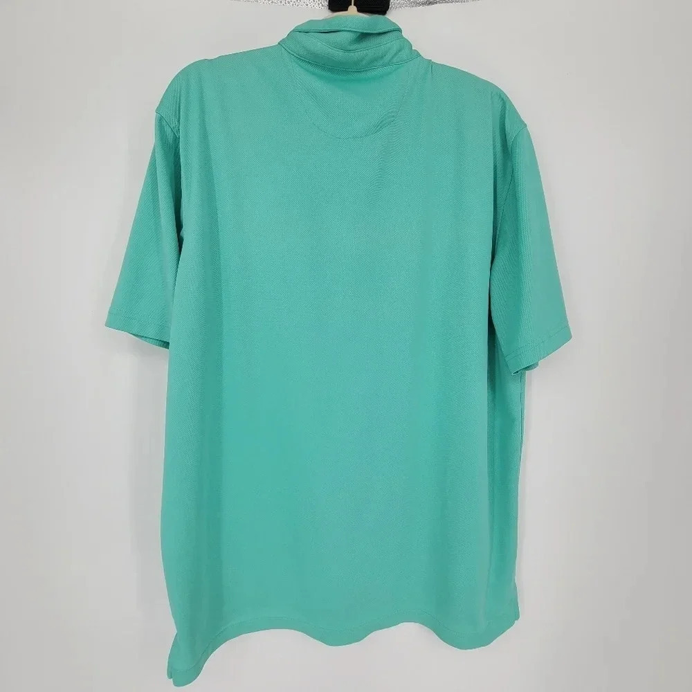 Johnnie-O Fairway Solid Mesh Performance Polo Pea… - image 2